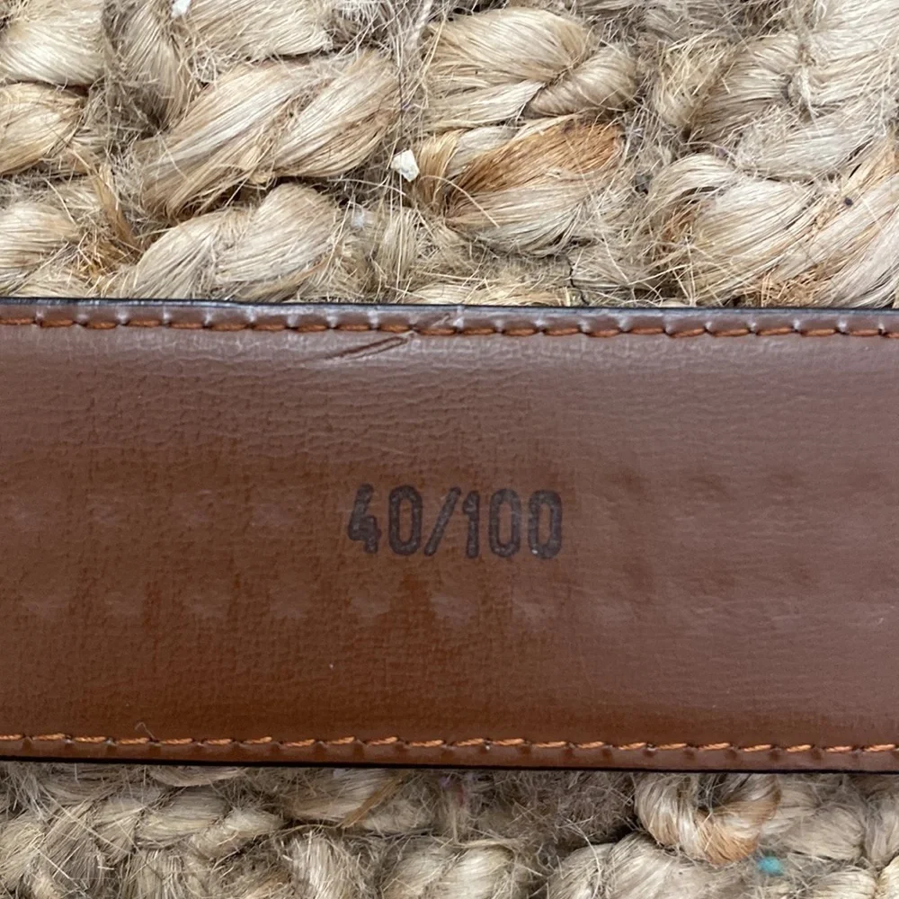 GENUINE Leather Belt. Dark Brown